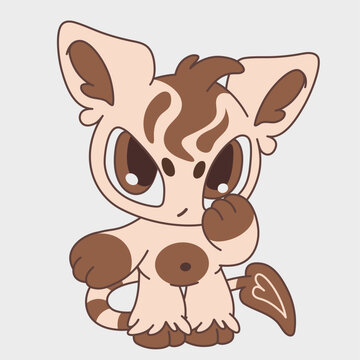 Cute cartoon donkey. Funny character. Cartoon character design.