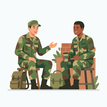 vector 2 soldiers talk amicably after ceasefire 10