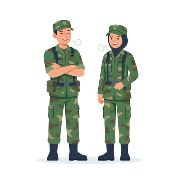 vector 2 soldiers talk amicably after ceasefire 8