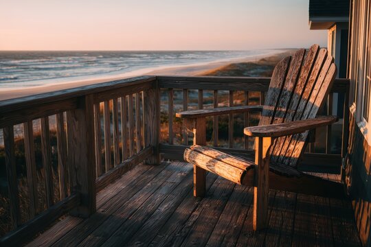 Adirondack Chair Sunset Images – Browse 4,508 Stock Photos