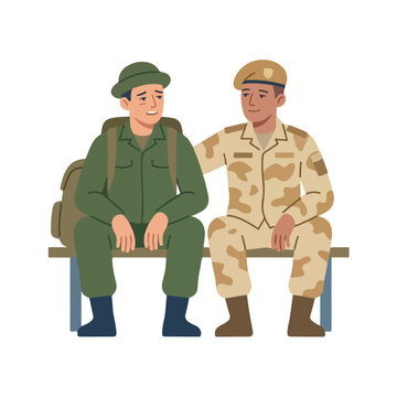 vector 2 soldiers talk amicably after ceasefire 16