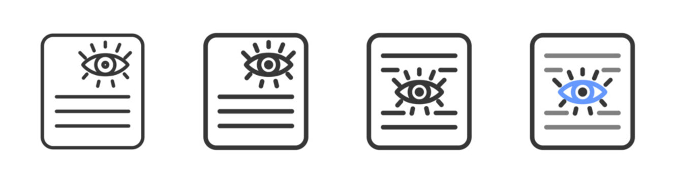 The Ultimate clarity Styles with Variations Line of icon set vector illustration
