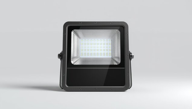 LED floodlight displayed against a white background.