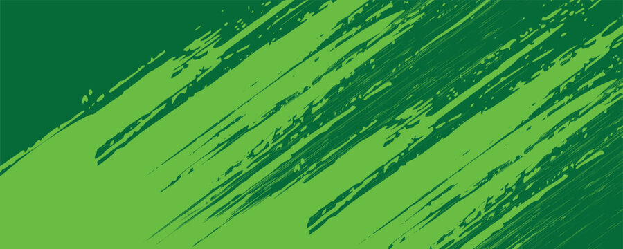 Abstract Green Grunge Brush Stroke Background for Racing and Esports