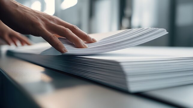 Mehrere Papierstapel im B&uuml;ro &ndash; Organisation und Verwaltungskonzept