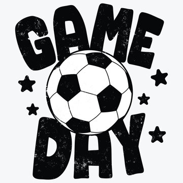 Vintage Soccer Game Day Png, Football Png, Retro Soccer Mom Png, Soccer T-shirt Png, School Soccer Team Png
