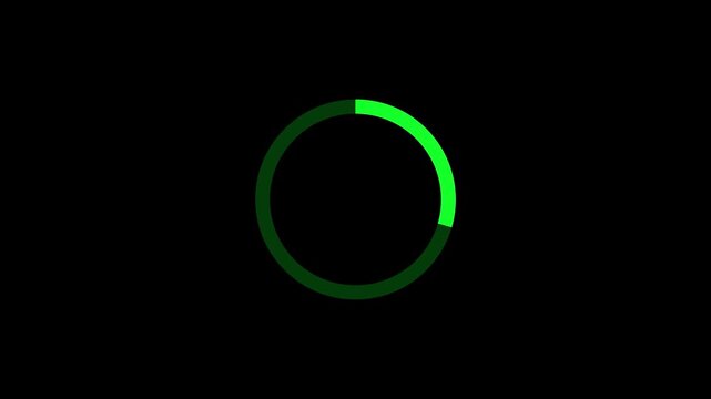 animation circle loading on white background video 4k resolution