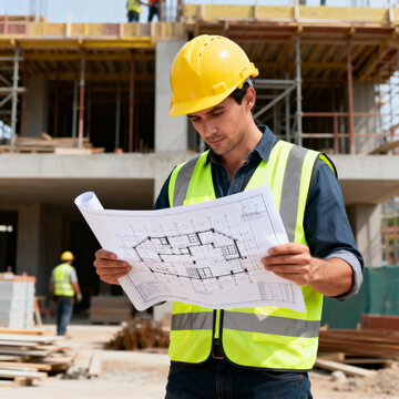 Blue collar workers in industrial environment performing skilled manual labor, teamwork and craftsmanship in construction, factory and maintenance settings, representing workforce strength and reliabi