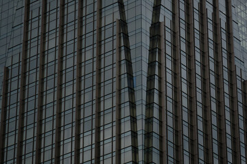 Obraz premium Detail Shot of an Urban Downtown Building