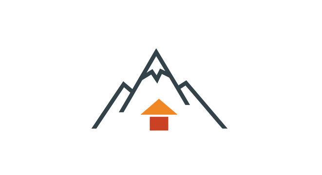 Mountain House Logo Design.
