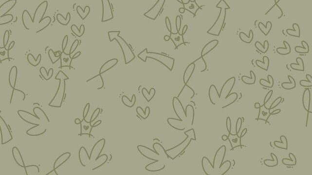 Abstract Hand Sketch Pattern Frames for Video.