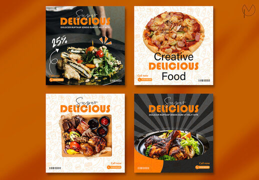 Social Media Template Layout