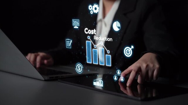Cost reduction and cost saving through digital transformation, business cost optimization, operational cost reduction, financial savings, and resource efficiency strategies for business success. Muxer