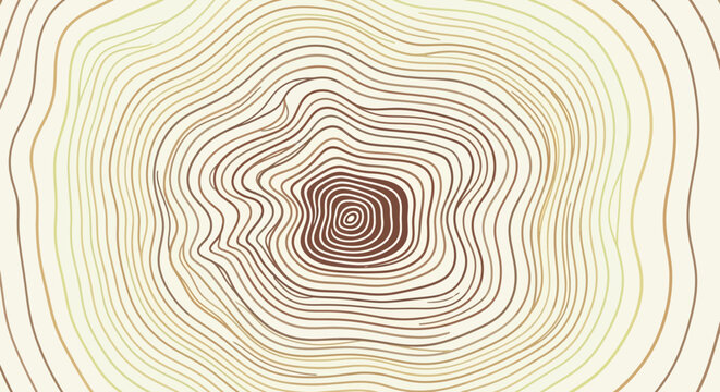 Abstract Tree Ring Pattern Wood Texture Background