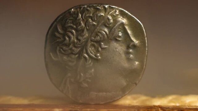 Tetradracma of Ptolomeu IX Ancient Egypt Coin