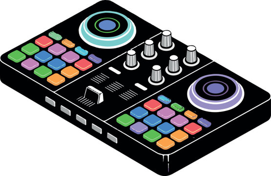 Adobe Illustrator Artwork abstract dj controller 