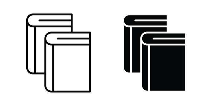 Reference data icon set, isolated on white background flat vectors