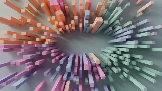 Kinetic Typography Shape Motion Loop