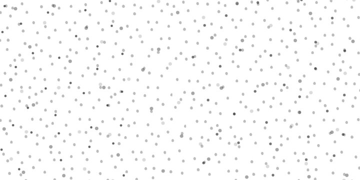 Seamless polka dot pattern. Vector pattern with black circles on white background.