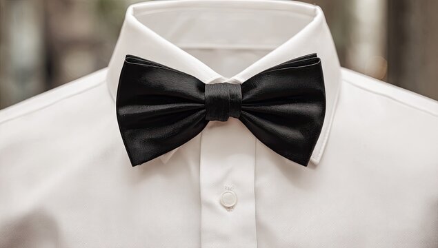 white dress shirt and black tie The Black Tux Cotton Dress Shirt-Classic In White