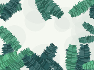 Tropical Palm Leaf Nature Pattern Design Backdrop © iushakovsky