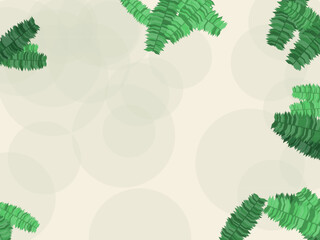 Palm Leaves Summer Vacation Pattern Background © iushakovsky