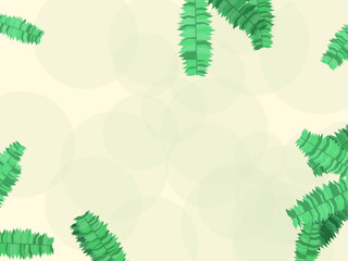 Tropical Palm Leaf Summer Pattern Design © iushakovsky