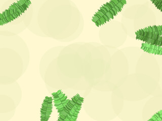 Tropical Palm Leaf Nature Pattern Design Backdrop © iushakovsky