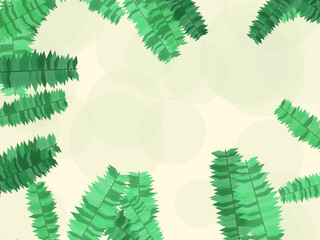 Tropical Jungle Palm Leaf Pattern Design © iushakovsky