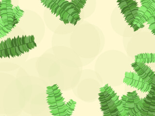 Palm Leaves Tropical Pattern Jungle Background © iushakovsky