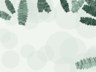 Palm Leaves Summer Vacation Pattern Background © iushakovsky