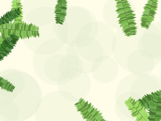 Palm Leaves Tropical Pattern Jungle Background © iushakovsky