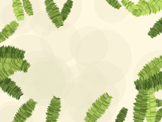 Exotic Palm Leaves Botanical Pattern Background © iushakovsky