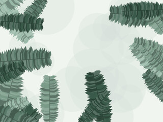 Tropical Palm Leaf Summer Pattern Design © iushakovsky