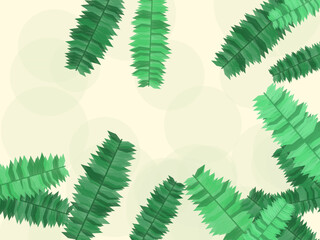 Tropical Palm Leaf Nature Pattern Design Backdrop © iushakovsky
