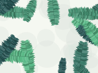 Tropical Jungle Palm Leaf Pattern Design © iushakovsky