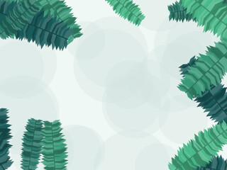 Palm Leaves Tropical Pattern Jungle Background © iushakovsky