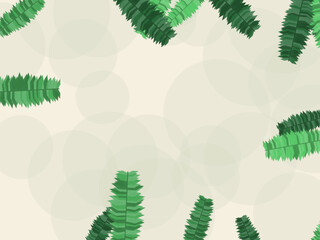 Tropical Palm Leaf Nature Pattern Design Backdrop © iushakovsky