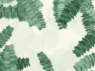 Palm Leaves Tropical Pattern Jungle Background © iushakovsky