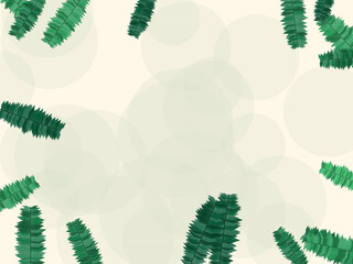 Tropical Palm Leaf Summer Pattern Design © iushakovsky