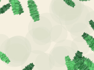 Palm Leaves Tropical Pattern Jungle Background © iushakovsky