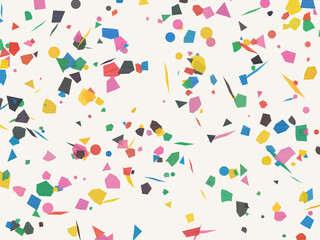 Obraz premium Minimalist Terrazzo Stone Chip Pattern Abstract Vector Background