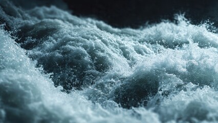 Fototapeta premium Powerful Turbulent Water Flow