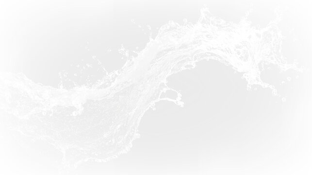 Water splash in transparent background showing dynamic movement and fluid action in various shapes and forms with clear distinction