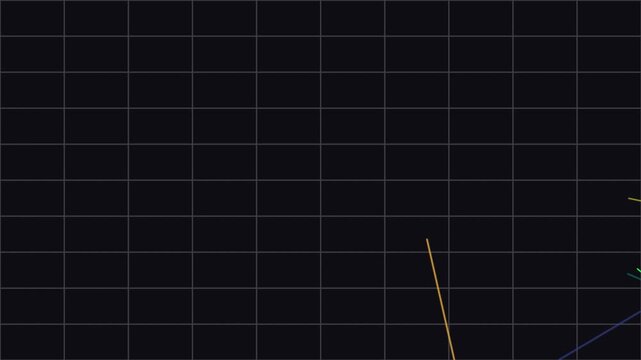 Abstract digital grid motion blur transition effect animation clean