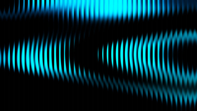 Smooth cyan and light blue vertical waves on a clear glass surface, creating a futuristic look for software backdrops and modern dashboard elements.