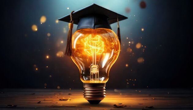 Illuminating Education - A Lightbulb Moment of Graduation and Knowledge.