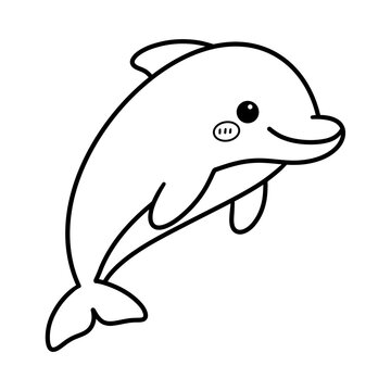 dolpin animal drawing