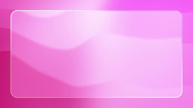 Liquid Glass and Pink Wavy Gradient Loop Background Animation