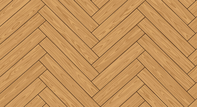 Classic light brown wood floor texture is shown in a herringbone pattern perfect for interior design and architecture backgrounds.